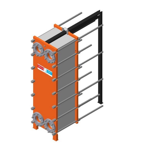 Пластинчатый разборный теплообменник Теплохит ТИ 44 (ДУ 100) – фото внешнего вида